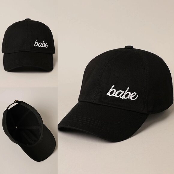 Babe Embroidery Baseball Cap - Picture 1 of 5